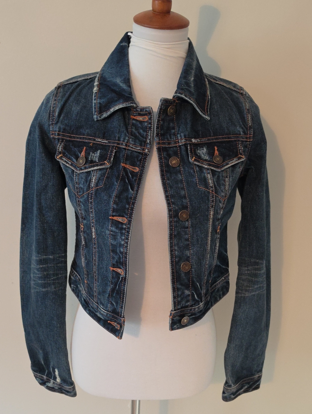 Abercrombie & Fitch New York Blue Denim Jacket